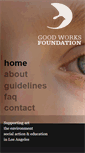 Mobile Screenshot of goodworks.org